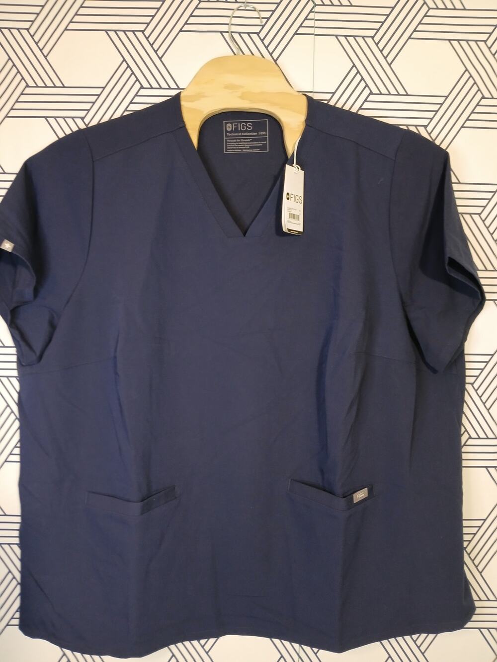 Figs Technical Collection Casma Three Pocket Scrub Top Size 6XL NWT